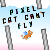 Pixel Cat Can't Fly